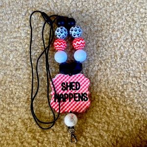 Beautiful beaded neck lanyard